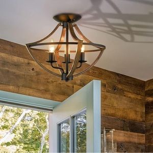Industrial Ceiling Light Fixture